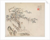 Album of Landscape Paintings Illustrating Old Poems: An Old Man Sits under a Pine Tree…, 1700s by Hua Yan