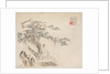 Album of Landscape Paintings Illustrating Old Poems: An Old Man Sits under a Pine Tree…, 1700s by Hua Yan