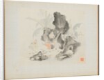 Album of Landscape Paintings Illustrating Old Poems: Children Play in a Rocky Grove, 1700s by Hua Yan