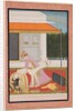 An amorous couple, probably Raja Mahendra Pal of Basohli with a favorite…c. 1810 by Unknown