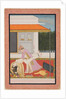 An amorous couple, probably Raja Mahendra Pal of Basohli with a favorite…c. 1810 by Unknown