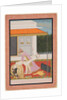 An amorous couple, probably Raja Mahendra Pal of Basohli with a favorite…c. 1810 by Unknown