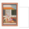 An amorous couple, probably Raja Mahendra Pal of Basohli with a favorite…c. 1810 by Unknown