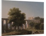 An Aqueduct Near a Fortress, 1807 by Jean-Victor Bertin