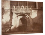 Ancient Door, Magdalen College, Oxford, 1843 by William Henry Fox Talbot