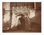 Ancient Door, Magdalen College, Oxford, 1843 by William Henry Fox Talbot