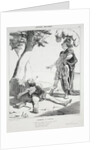 Ancient History, plate 20: Alexander and Diogenes, 14 August 1842 by Honoré Daumier; Aubert