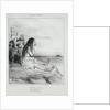 Ancient History, plate 24: The Abandonment of Ariadne, 4 September 1842 by Honoré Daumier; Aubert