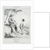 Ancient History, plate 48: The Shepherds of Virgil, 31 December 1842 by Honoré Daumier; Aubert