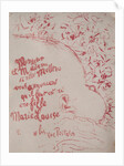 Announcement of a birth, 1898 by Pierre Bonnard