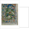 Annunciation to the Shepherds: Leaf from a Book of Hours, c. 1420-1430 by Henri d'Orquevaulx; Workshop