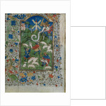 Annunciation to the Shepherds: Leaf from a Book of Hours, c. 1420-1430 by Henri d'Orquevaulx; Workshop