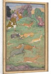 Antelope and deer hunt, c. 1602-1604 by Govardhan