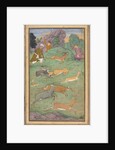 Antelope and deer hunt, c. 1602-1604 by Govardhan