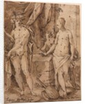 Apollo with Erato and Cupid, 1595 by Johann Kellerthaler