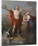 Apollo, God of Light, Eloquence, Poetry and the Fine Arts with Urania, Muse of Astronomy, 1798 by Charles Meynier