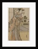 Arashi Murajiro as a Courtesan Holding a Letter, late 1780s by Katsukawa Shunko