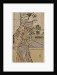 Arashi Murajiro as a Courtesan Holding a Letter, late 1780s by Katsukawa Shunko