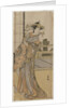 Arashi Murajiro as a Courtesan Holding a Letter, late 1780s by Katsukawa Shunko