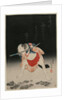 Arashi Rikan as Sanshichi Kurobei in the Play 'Natsu matsuri Naniwa Kagami' by Shumbaisai Hokuei
