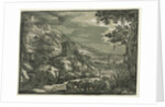 Arcadian Landscape, c. 1615 by Hendrick Goltzius (attributed to)