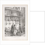 Architectural Remains and Fragments: Rouen - Fontaine de la Crosse, 1827 by Richard Parkes Bonington