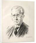 Arno Holz Mappe: Portrait Arno Holz, 1923 by Max Liebermann