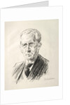 Arno Holz Mappe: Portrait Arno Holz, 1923 by Max Liebermann