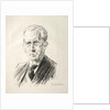 Arno Holz Mappe: Portrait Arno Holz, 1923 by Max Liebermann