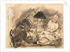 Around the Lamp, 1888 by Auguste Louis Lepère