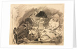 Around the Lamp, 1888 by Auguste Louis Lepère
