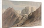 Ascent of the Lower Range of Sinai, 1839 by David Roberts