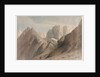 Ascent of the Lower Range of Sinai, 1839 by David Roberts