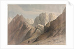 Ascent of the Lower Range of Sinai, 1839 by David Roberts