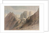 Ascent of the Lower Range of Sinai, 1839 by David Roberts