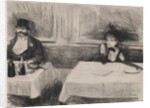 At the Restaurant by Jean Louis Forain