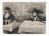 At the Restaurant by Jean Louis Forain