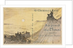 Au pied du Sinaï: Couverture, 1898 by Henri de Toulouse-Lautrec