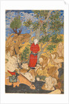 Aulad Tied to a Plane Tree, from a Shahnama by Firdausi, 1575-1600 by Sadiqi Bek