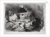 Autour de la Lampe, 1891 by Auguste Louis Lepère