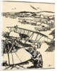 Avions reposant sur le terrain, 1914 by Auguste Louis Lepère