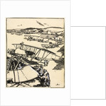 Avions reposant sur le terrain, 1914 by Auguste Louis Lepère