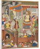 Babur receives booty and Humayun?s salute after the victory over Sultan Ibrahim…, c. 1596-1597 or by Unknown