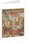 Babur receives booty and Humayun?s salute after the victory over Sultan Ibrahim…, c. 1596-1597 or by Unknown