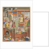 Babur receives booty and Humayun?s salute after the victory over Sultan Ibrahim…, c. 1596-1597 or by Unknown