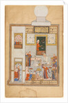 Bahram Visits the White Domed Pavilion; part of Khamsa of Nizami, Haft Paykar…, c. 1560-15 by Unknown