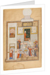 Bahram Visits the White Domed Pavilion; part of Khamsa of Nizami, Haft Paykar…, c. 1560-15 by Unknown