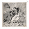 Bambochades: Vois-tu que mon baromêtre est au beau!…cest un riche temps pour…, 1841 by Clémente Pruche