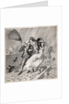 Bambochades: Vois-tu que mon baromêtre est au beau!…cest un riche temps pour…, 1841 by Clémente Pruche