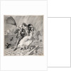 Bambochades: Vois-tu que mon baromêtre est au beau!…cest un riche temps pour…, 1841 by Clémente Pruche
